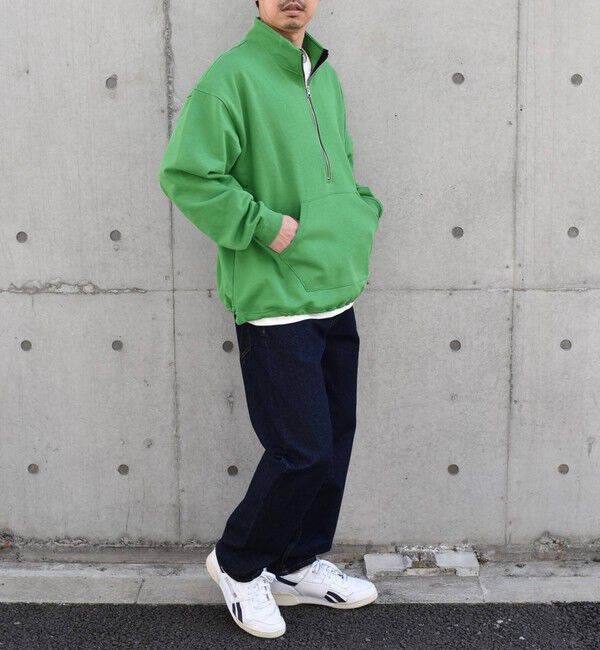SHIPS any「SHIPS any: COTTON USA ハーフジップ ドロスト プルオーバー スウェット◇」|スウェット・ジャージ|