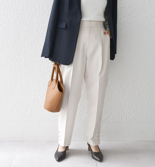 SHIPS any「SHIPS any: ドライツイル テーパード パンツ［NAVY BLUE］」|その他|ナチュラル