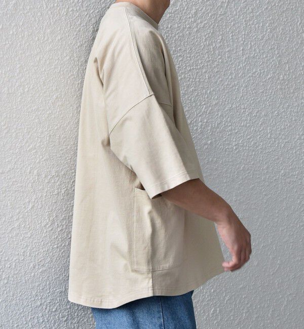 SHIPS any「【SHIPS any別注】Champion: ドルマン キャンプポケット Tシャツ 25SS◇」|Tシャツ・カットソー|