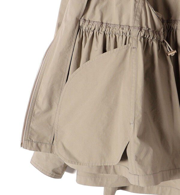 SHIPS for women「〈手洗い可能〉割繊 ナイロン スタンドカラー ギャザー ブルゾン◇」|ブルゾン・スタジャン|