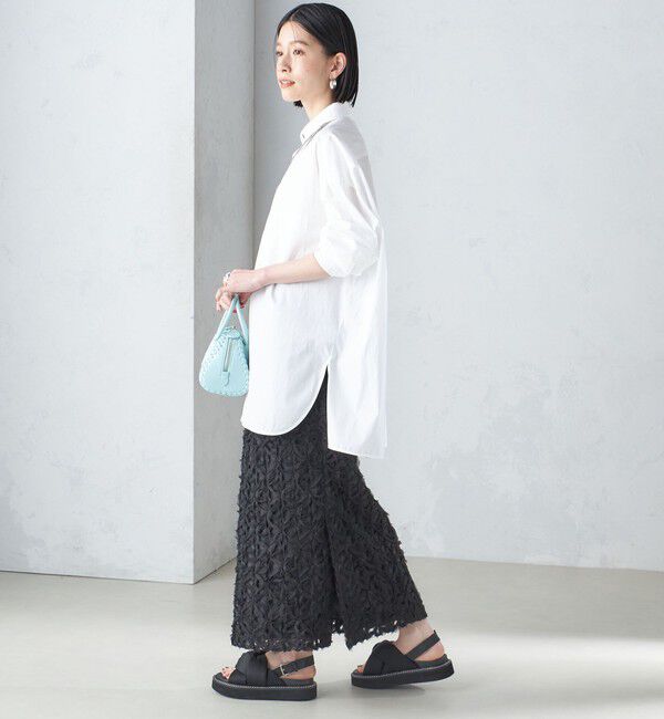 SHIPS for women「リボン レース タイト スカート 24SS ◇」|スカート|