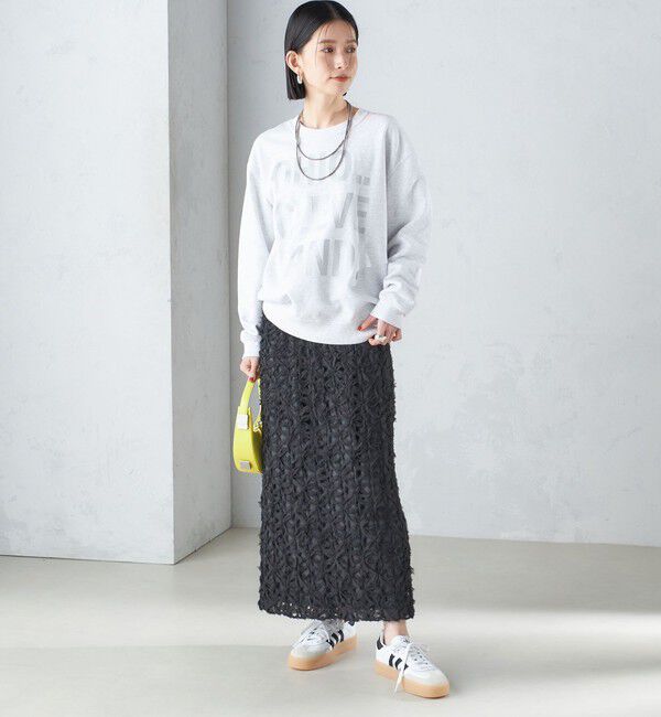 SHIPS for women「リボン レース タイト スカート 24SS ◇」|スカート|