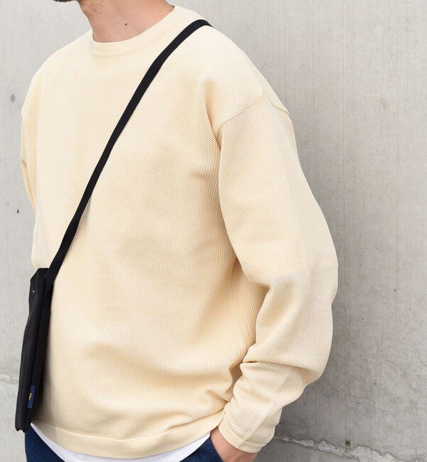 SHIPS any「SHIPS any: 〈手洗い可能・軽量〉 スポンディッシュ クルーネック ニット◇」|ニット・セーター|ベージュ