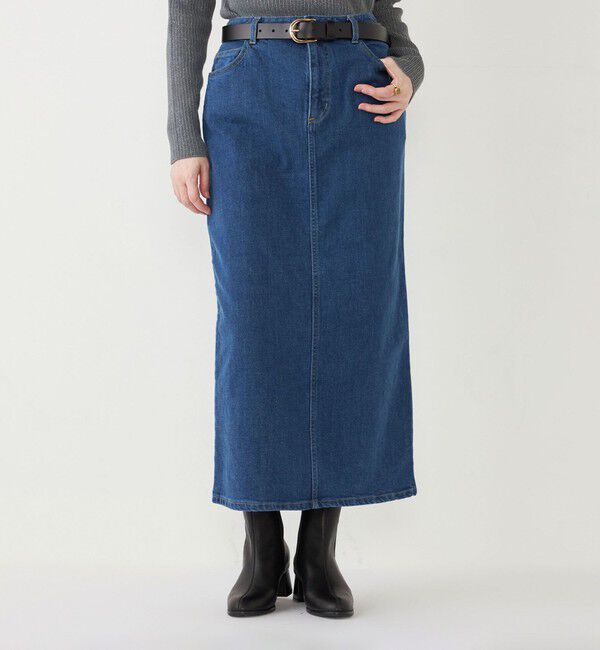 SHIPS Colors 「SHIPS Colors:〈洗濯機可能〉デニム タイト スカート◇」|タイト|