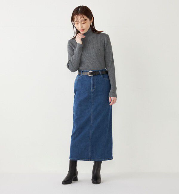 SHIPS Colors 「SHIPS Colors:〈洗濯機可能〉デニム タイト スカート◇」|タイト|