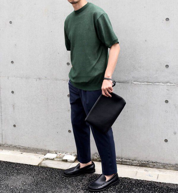 SHIPS any「SHIPS any: 〈手洗い可能〉リネンミックス サマーニット リラックス シアー Tシャツ◇」|Tシャツ・カットソー|