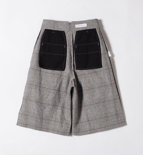 quaranciel「quaranciel:〈洗濯機可能〉コットン リネン サファリ ハーフ パンツ」|その他|