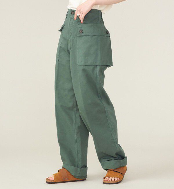 SHIPS for women「SHIPS NINE CASE:〈洗濯機可能〉ミリタリー パンツ ◇」|カーゴ|