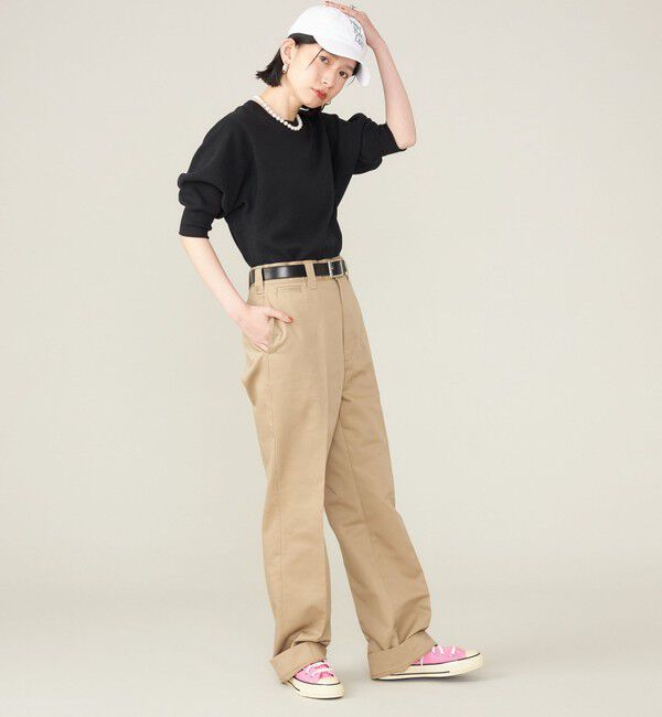 SHIPS for women「SHIPS NINE CASE : 〈手洗い可能〉ミリタリーチノパンツ ◇」|チノ|