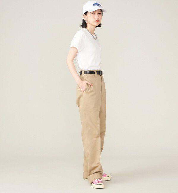 SHIPS for women「SHIPS NINE CASE : 〈手洗い可能〉ミリタリーチノパンツ ◇」|チノ|