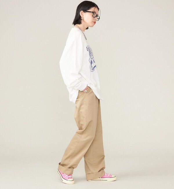 SHIPS for women「SHIPS NINE CASE : 〈手洗い可能〉ミリタリーチノパンツ ◇」|チノ|