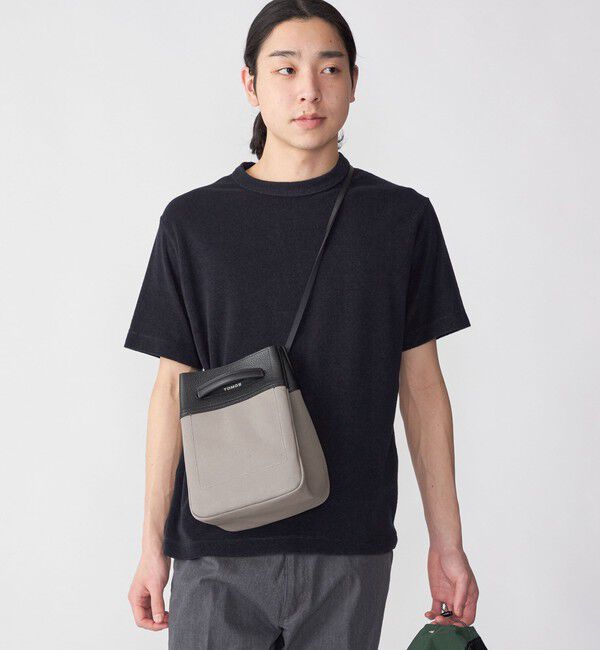 SHIPS「【SHIPS別注】TOMOE: キャンバス ドローストリング バッグ」|リュック|グレー