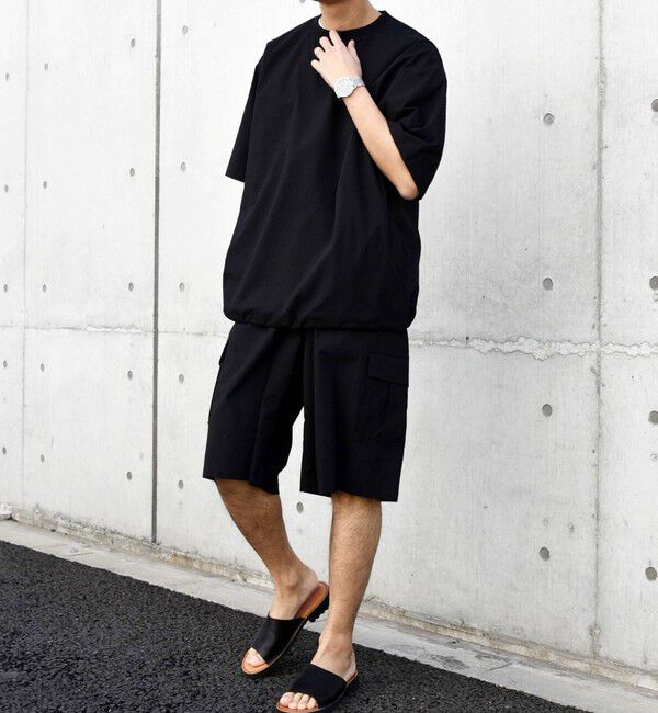 SHIPS any「SHIPS any:〈撥水・軽量・ストレッチ〉SOLOTEX(R)シアサッカー ワイド カーゴ ショーツ◇」|その他|