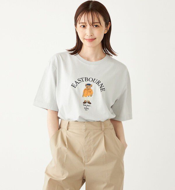 SHIPS Colors 「SHIPS Colors:TeddyBear(R) プリント & ステッチ TEE◇」|Tシャツ・カットソー|