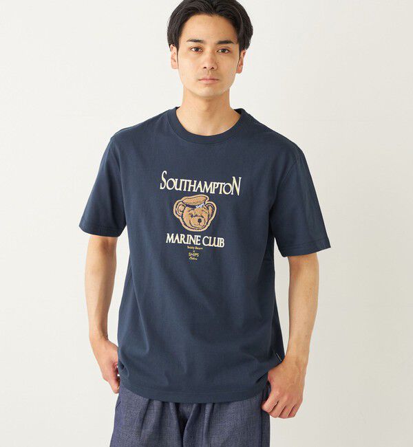 SHIPS Colors 「SHIPS Colors:TeddyBear(R) プリント & ステッチ TEE◇」|Tシャツ・カットソー|