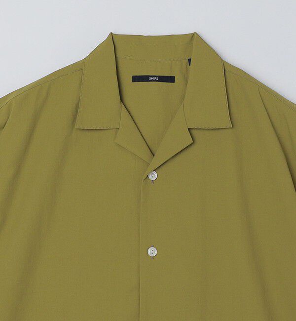SHIPS「SHIPS: ナイロン ステッチ オープンカラー シャツ」|シャツ・ブラウス|