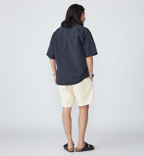 SHIPS「SHIPS: ナイロン ステッチ オープンカラー シャツ」|シャツ・ブラウス|