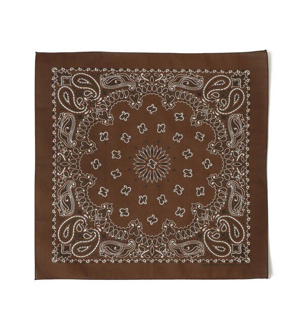 SHIPS for women「 USA PAISLEY BANDANNAS:ペイズリー バンダナ」|バンダナ・スカーフ|ブラウン