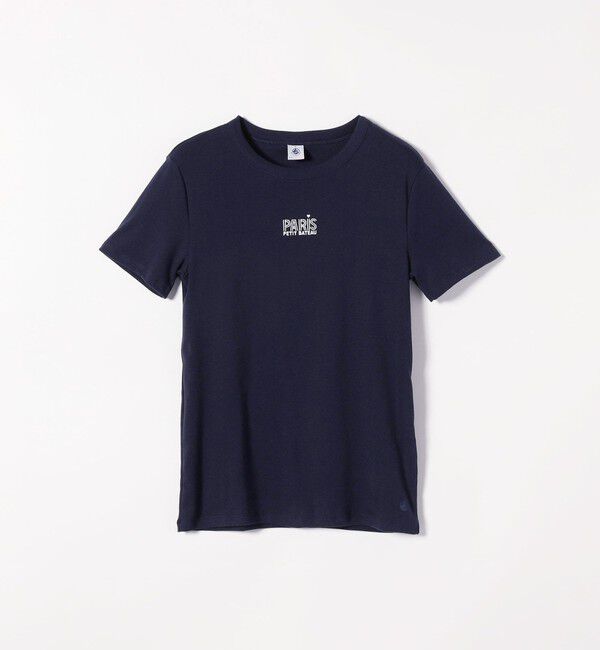 SHIPS any「【SHIPS any別注】PETIT BATEAU:〈洗濯機可能〉PARIS プリント コンパクト TEE」|Tシャツ・カットソー|