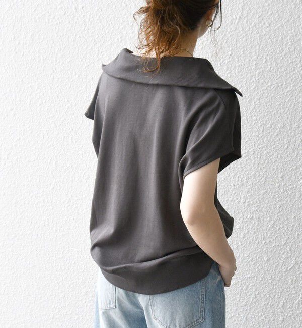 SHIPS any「SHIPS any:〈洗濯機可能〉ミニ裏毛 ハーフ ジップ フレンチ プルオーバー」|プルオーバー|