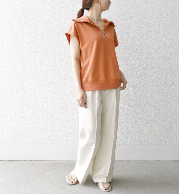 SHIPS any「SHIPS any:〈洗濯機可能〉ミニ裏毛 ハーフ ジップ フレンチ プルオーバー」|プルオーバー|