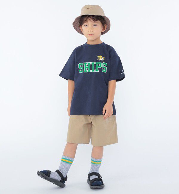 SHIPS KIDS「SHIPS KIDS:コットン リバーシブル ハット」|ハット|