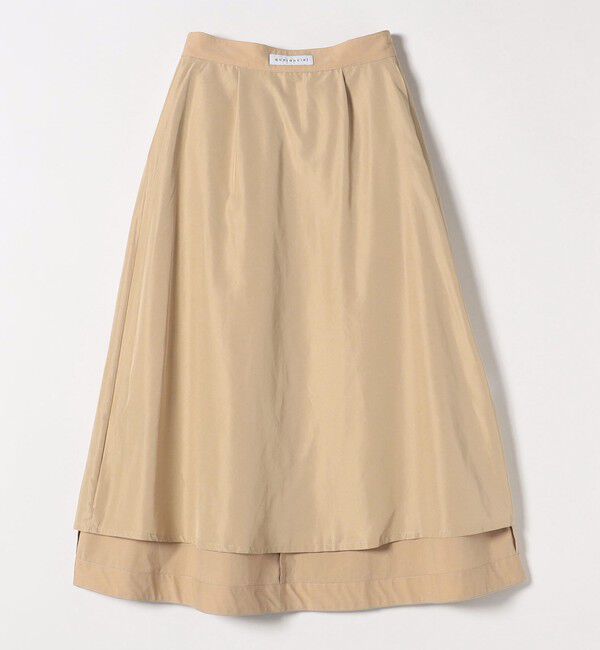 quaranciel「quaranciel:〈洗濯機可能〉タイプライター フロントスリット タック スカート」|スカート|