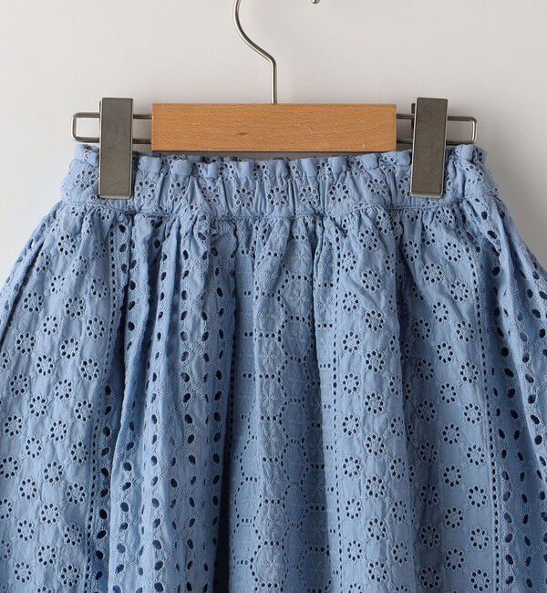 SHIPS KIDS「SHIPS KIDS:100～130cm / レース ギャザー スカート」|スカート|
