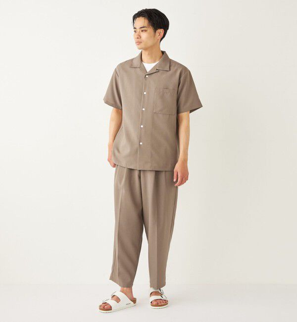 SHIPS Colors 「SHIPS Colors:ポリトロ オープンカラー シャツ(セットアップ対応可能)◇」|シャツ・ブラウス|