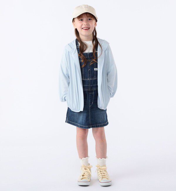 SHIPS KIDS「SHIPS KIDS:100～130cm /〈接触冷感/UVカット〉サンシェード フーディー」|パーカー|