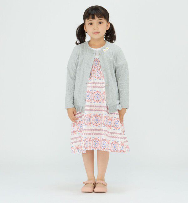 SHIPS Colors 「SHIPS Colors:〈洗濯機可能〉2WAY プリント スカート(100~140cm)」|フレア|