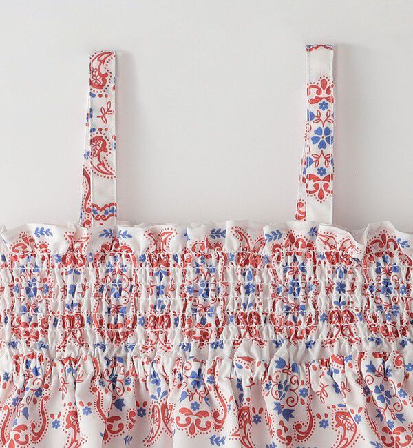 SHIPS Colors 「SHIPS Colors:〈洗濯機可能〉2WAY プリント スカート(100~140cm)」|フレア|