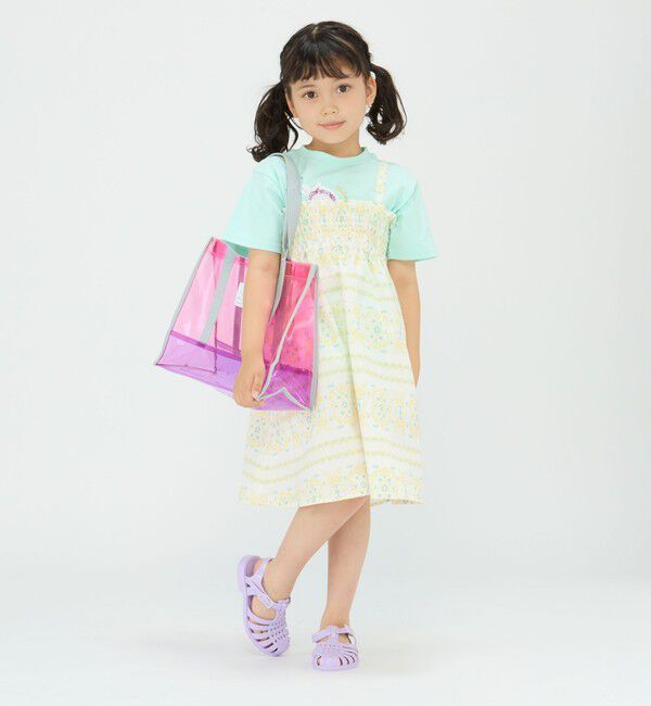 SHIPS Colors 「SHIPS Colors:〈洗濯機可能〉2WAY プリント スカート(100~140cm)」|フレア|