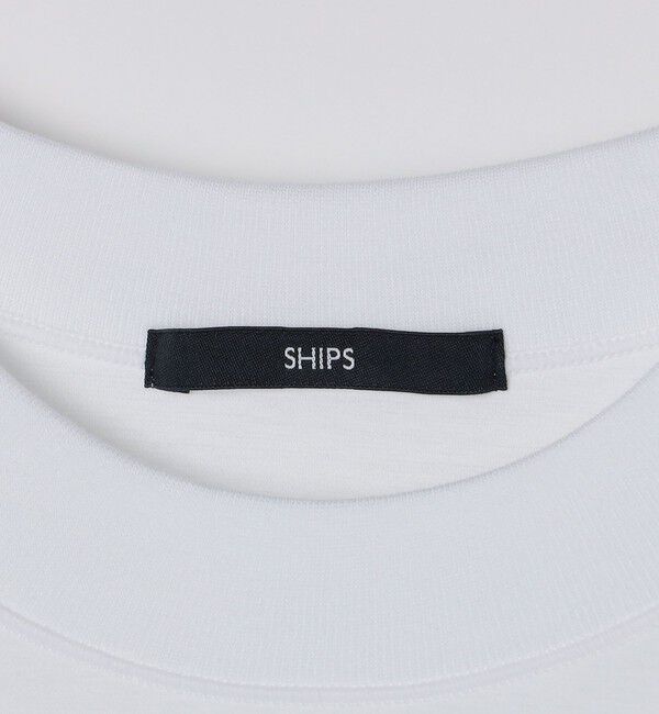 SHIPS「SHIPS: ハイゲージ クルーネック ポンチ Tシャツ」|Tシャツ・カットソー|