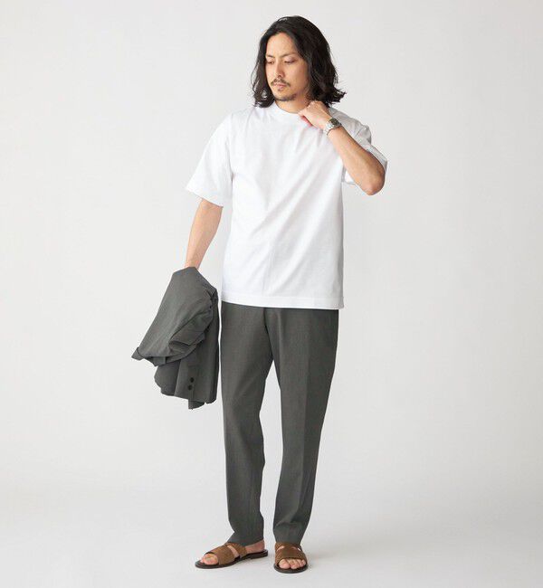 SHIPS「SHIPS: ハイゲージ クルーネック ポンチ Tシャツ」|Tシャツ・カットソー|