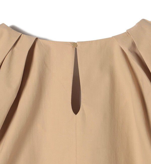 SHIPS for women「〈手洗い可能〉ランタン スリーブ キーネック ブラウス」|シャツ・ブラウス|