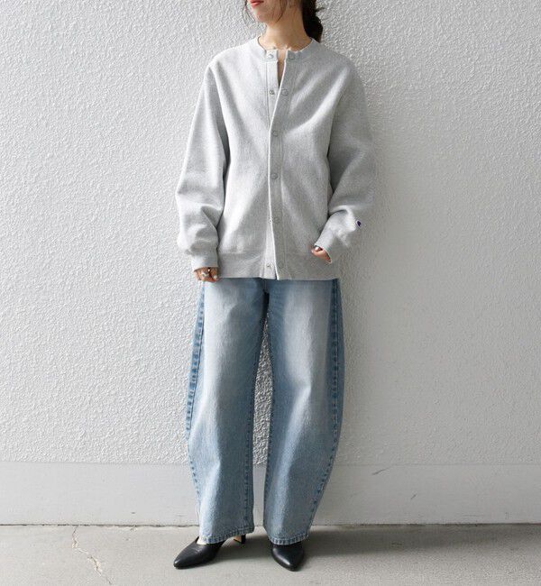 SHIPS any「【SHIPS any別注】Champion: リバースウィーブ(R) クルーネック カーディガン◇」|カーディガン|