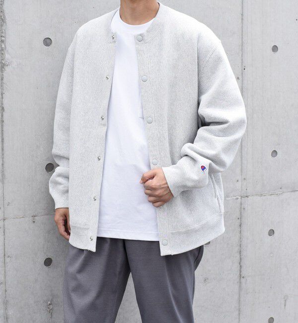 SHIPS any「【SHIPS any別注】Champion: リバースウィーブ(R) クルーネック カーディガン◇」|カーディガン|