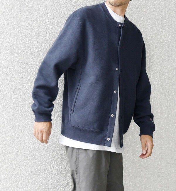 SHIPS any「【SHIPS any別注】Champion: リバースウィーブ(R) クルーネック カーディガン◇」|カーディガン|