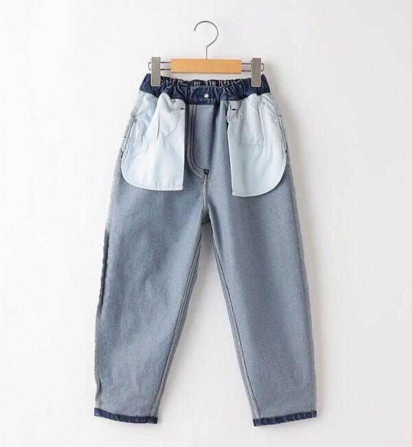 SHIPS KIDS「SHIPS KIDS:140～160cm / ジャージー ライク デニム パンツ」|デニム|