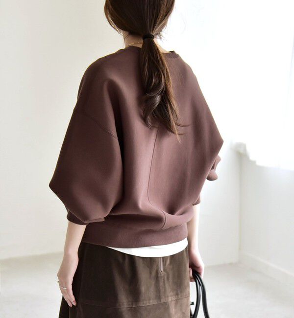 quaranciel「《一部追加予約》quaranciel:〈洗濯機可能〉ポンチ ベーシック コンパクト スウェット」|スウェット・ジャージ|