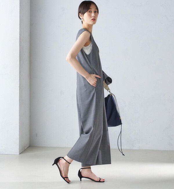 SHIPS for women「ウール混 Vネック オールインワン」|オールインワン|