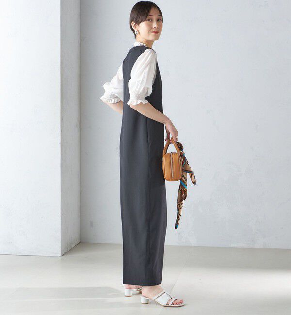 SHIPS for women「ウール混 Vネック オールインワン」|オールインワン|