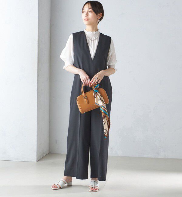 SHIPS for women「ウール混 Vネック オールインワン」|オールインワン|