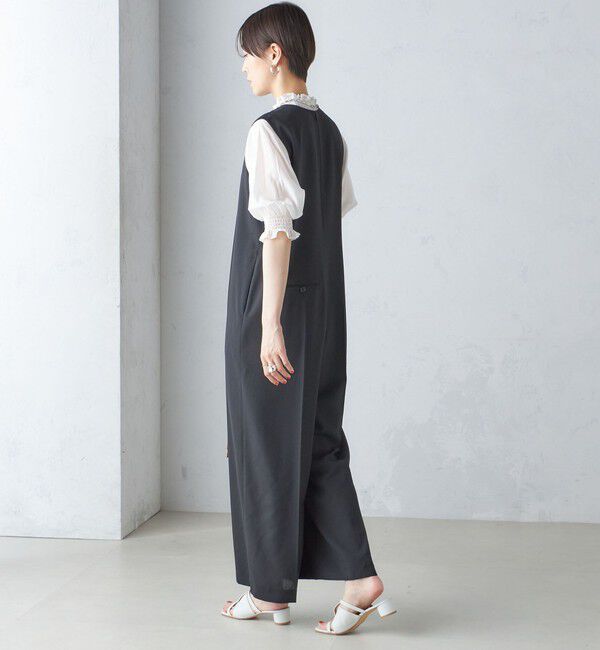 SHIPS for women「ウール混 Vネック オールインワン」|オールインワン|