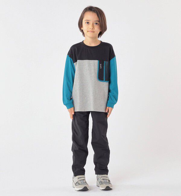 SHIPS KIDS「SHIPS KIDS:100～130cm /〈接触冷感/UVカット〉長袖 TEE」|Tシャツ・カットソー|