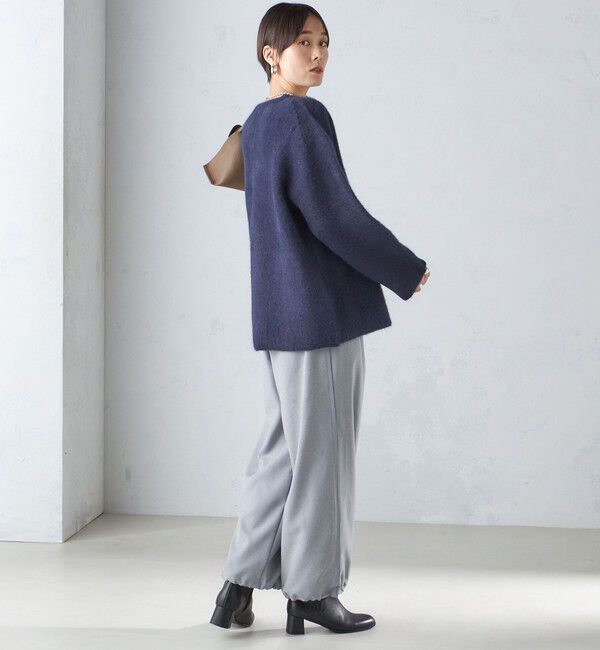 SHIPS for women「〈手洗い可能〉メランジ ツイル ドロスト パンツ」|その他|
