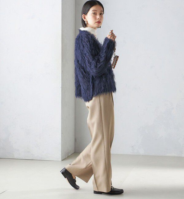 SHIPS for women「〈手洗い可能〉シャギー ファー カーディガン」|カーディガン|