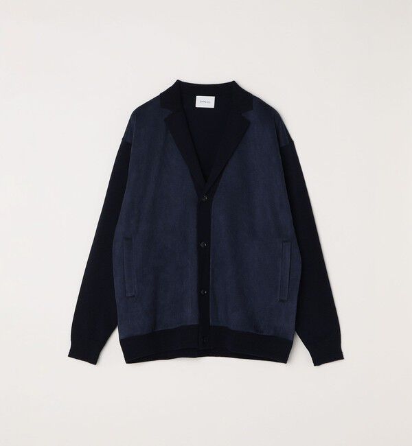 SHIPS any「SHIPS any: 〈手洗い可能〉コットン カシミヤ混 コンビ ニット ジャケット◇」|カーディガン|