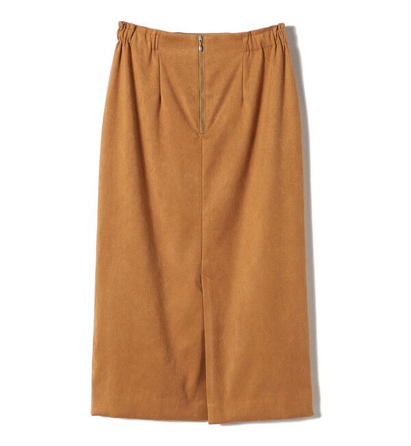 SHIPS for women「〈手洗い可能〉フェイク スエード (ポリエステル) タイト スカート」|タイト|